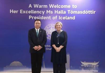 冰岛总统中国行最后一站到访复旦，与师生共赴音乐盛会